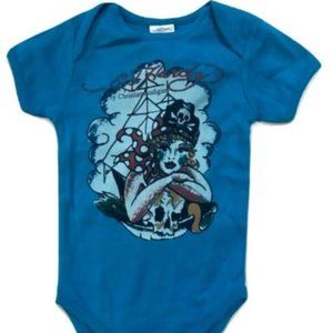 Ed Hardy Baby Overalls Short Sleeve